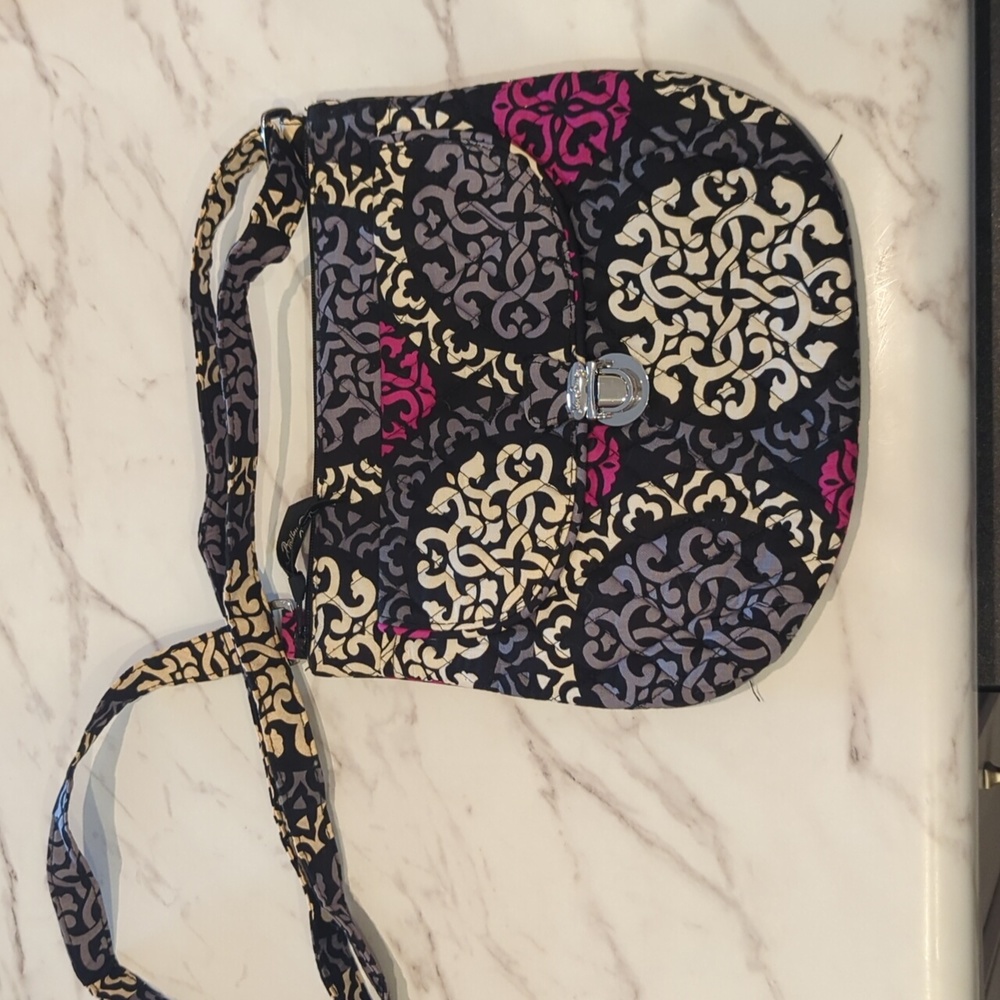 Vera Bradley Canterberry Magenta Print Shoulder Bag